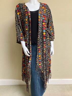 Vintage Hippie Duster Cardigan